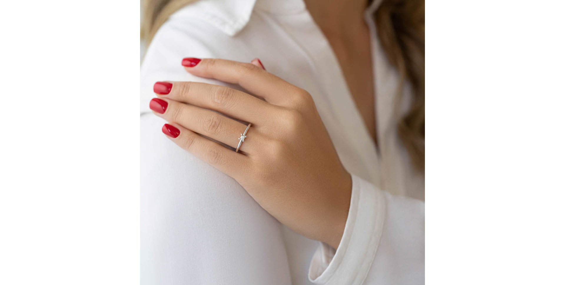 Prsteň s diamantom Nora