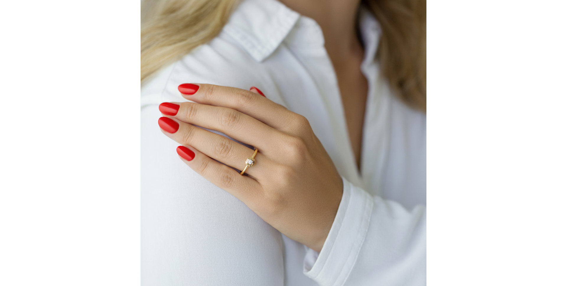 Prsteň s diamantom Lucy