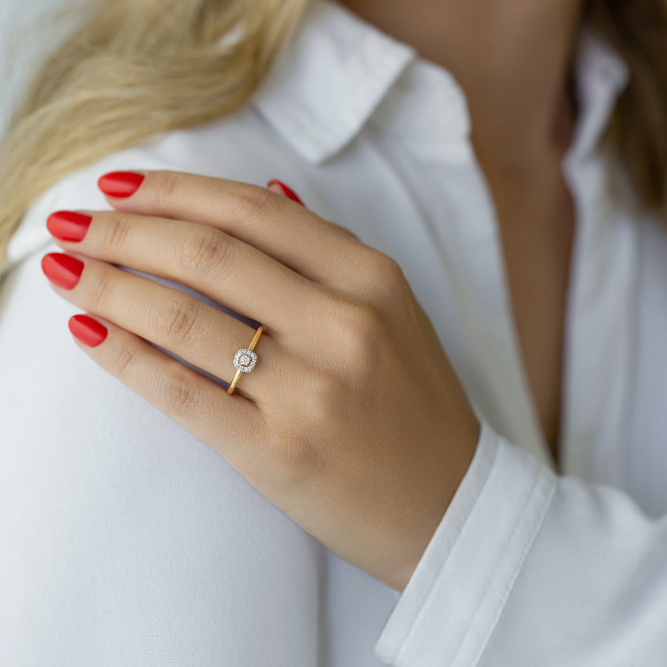 Prsteň s diamantmi Sidaine