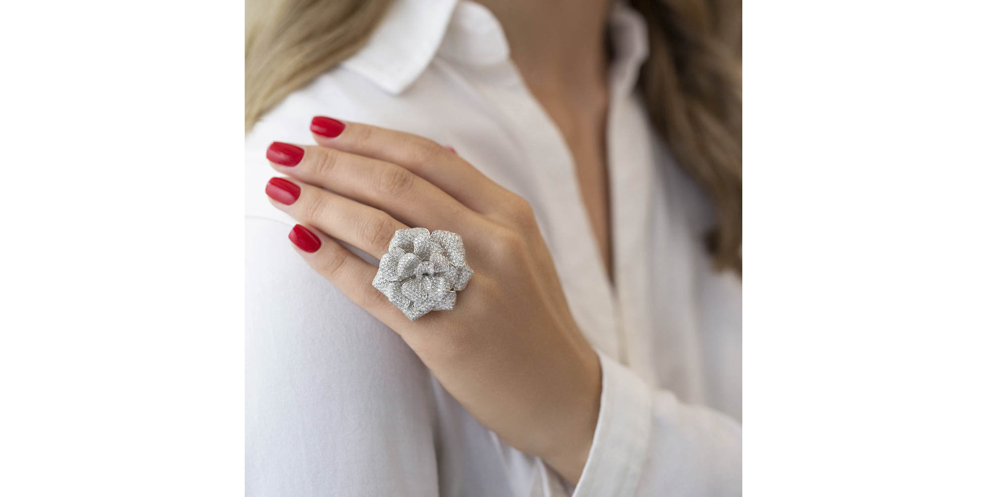 Prsteň s diamantmi Ice Beauty