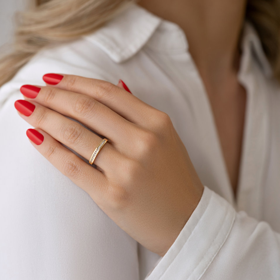 Prsteň s diamantmi Future Bliss