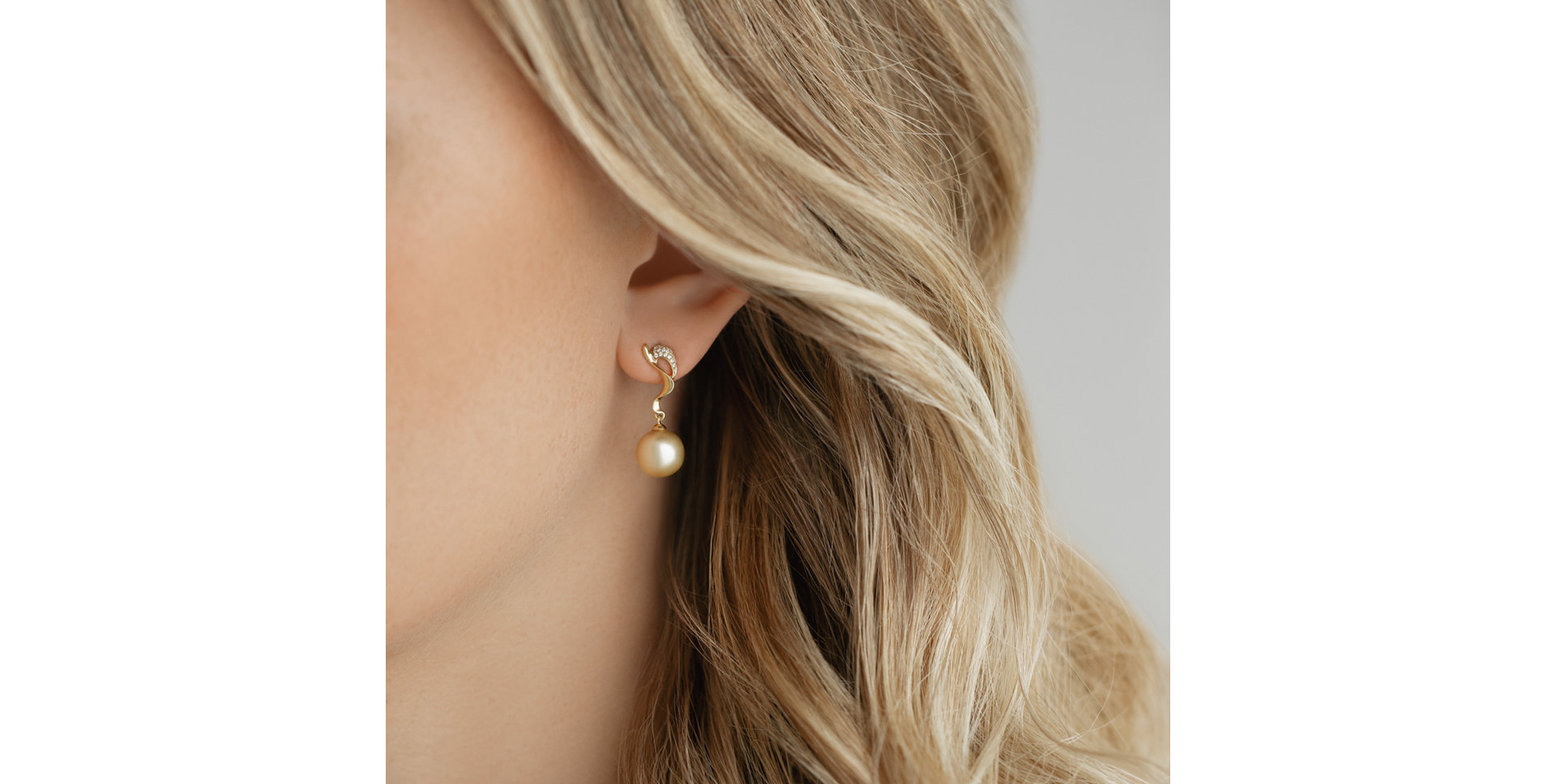 Náušnice s perlou a diamantmi Jafet Sin