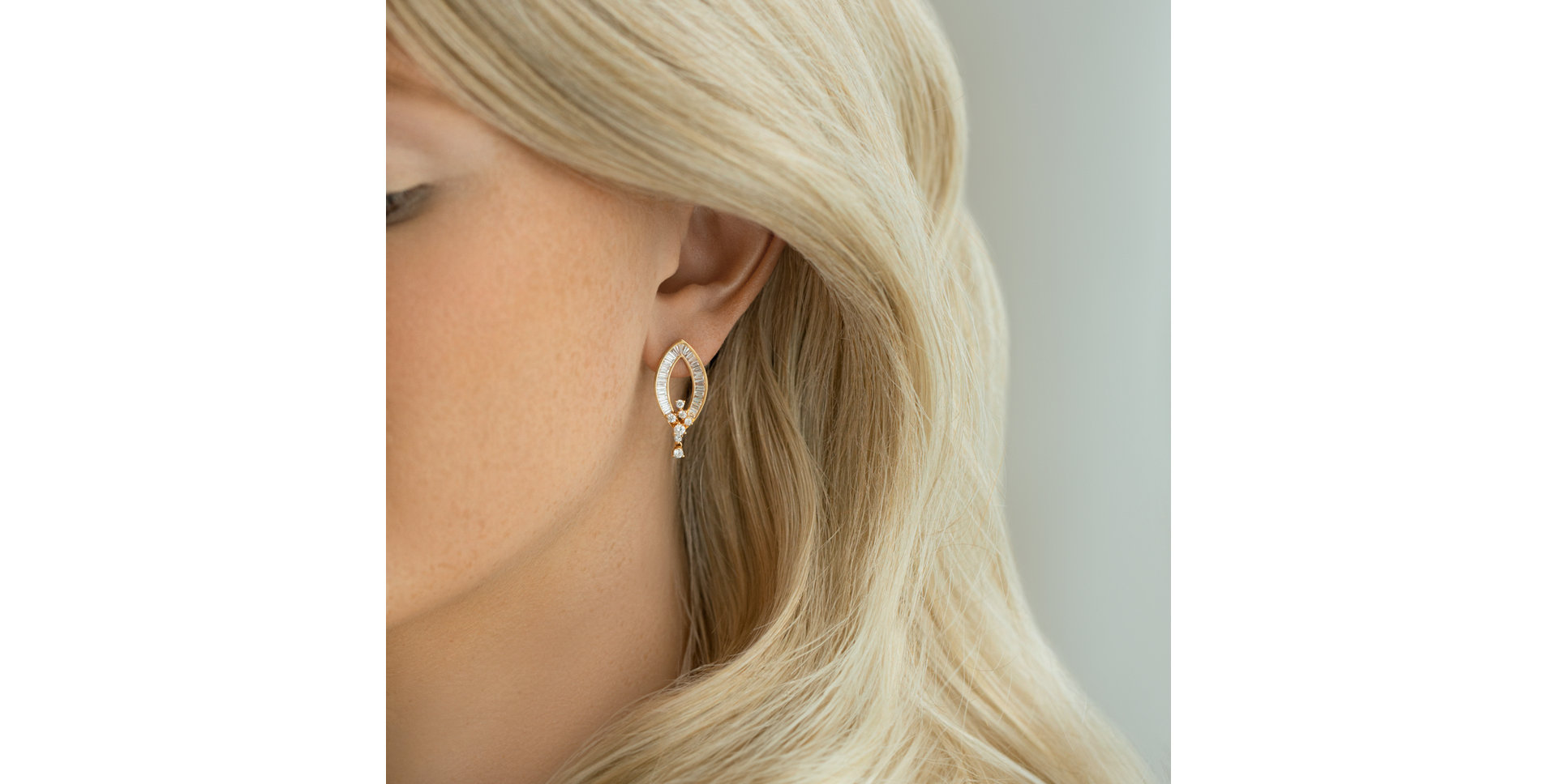 Náušnice s diamantmi Sky Kingdom