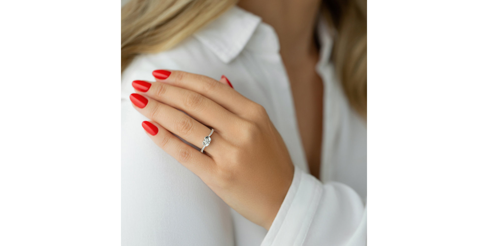 Prsteň s diamantmi Midnight Madame