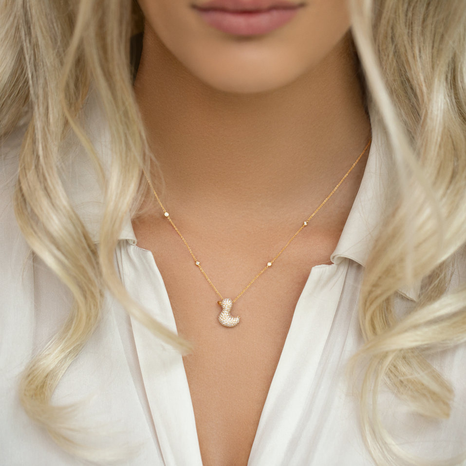 Náhrdelník s diamantmi Cindie