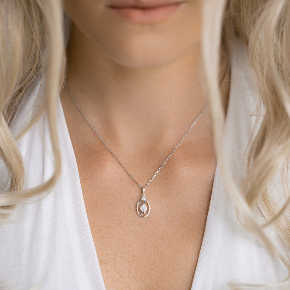 Přívěsok s diamantmi Peaceful Haven