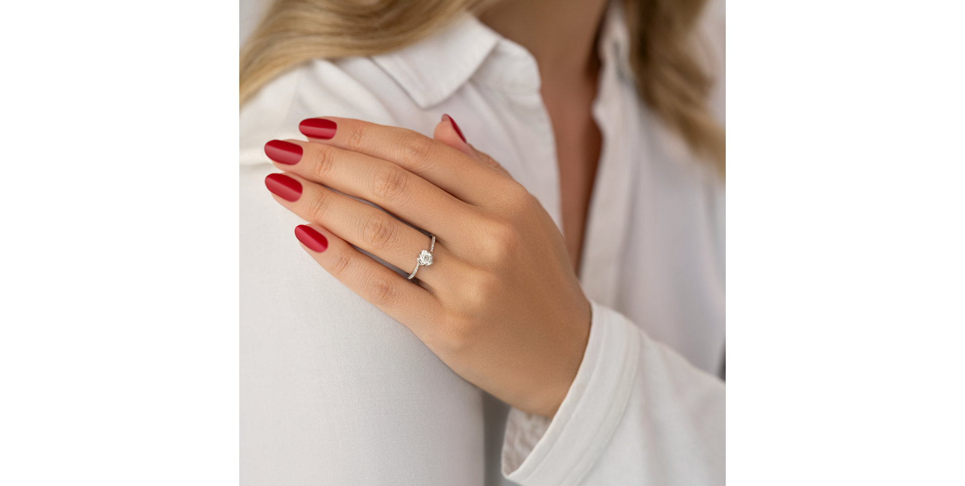 Prsteň s diamantmi Virelia