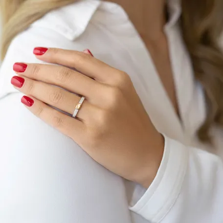 Prsteň s diamantmi Carla