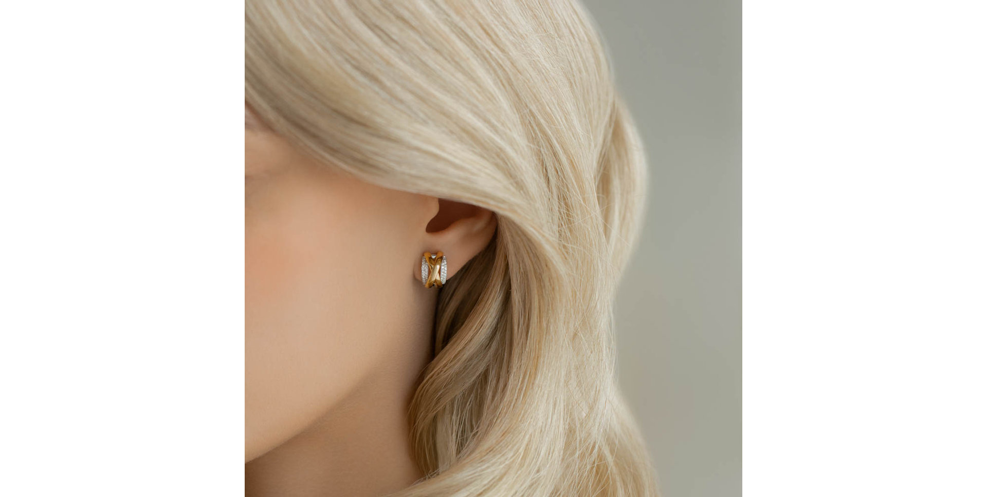 Náušnice s diamantmi Tetia