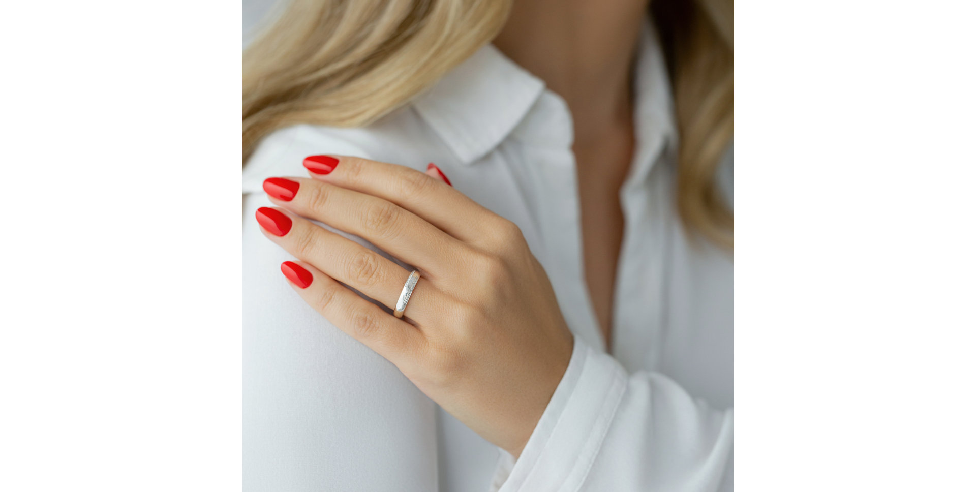 Prsteň s diamantmi Hailee