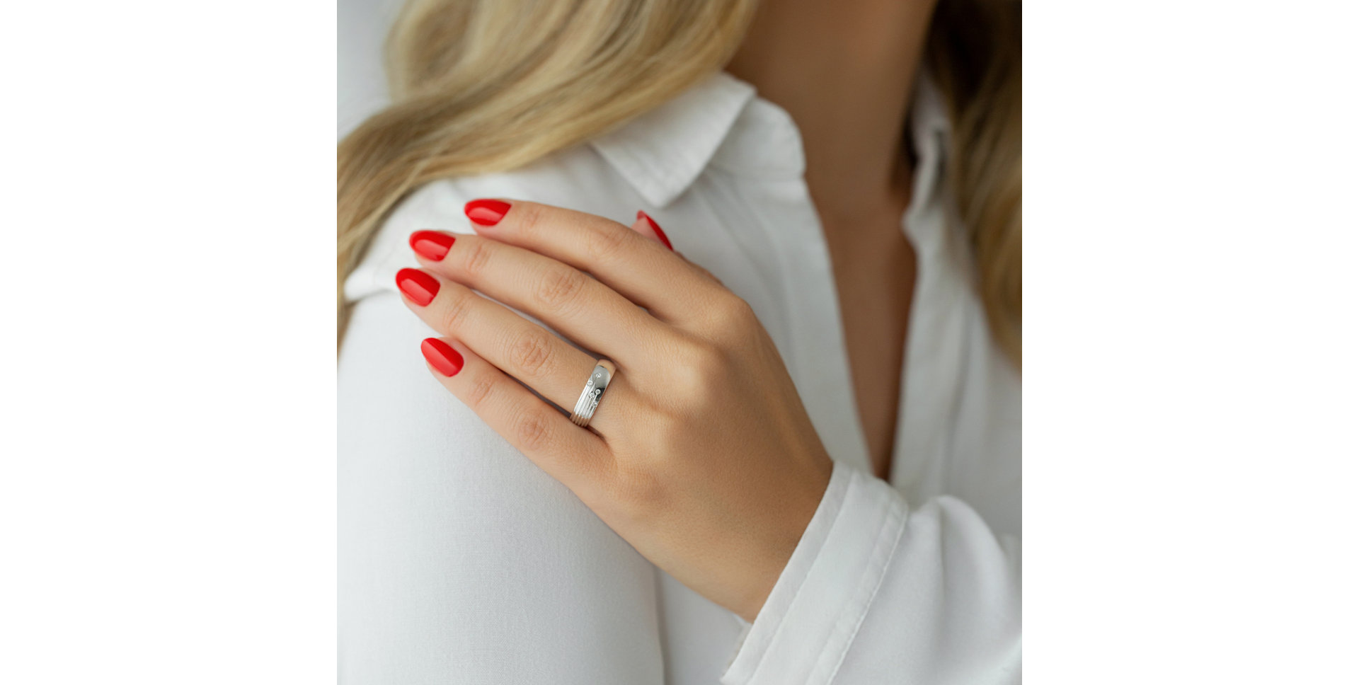 Prsteň s diamantmi Telina