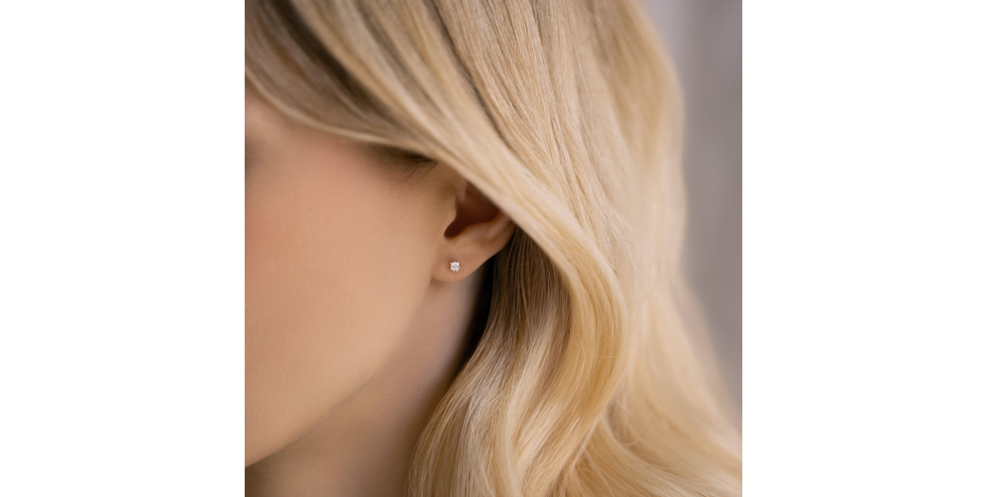 Náušnice s diamantom Star Secret