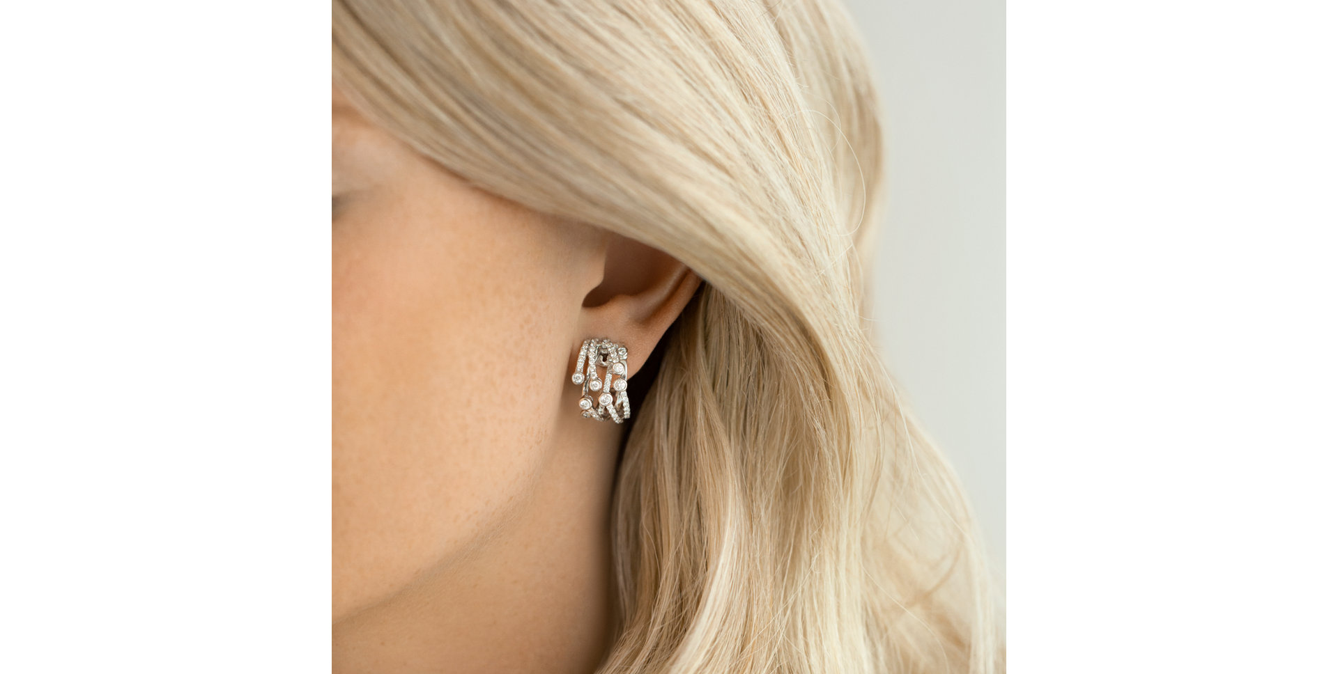 Náušnice s diamantmi Brunaux