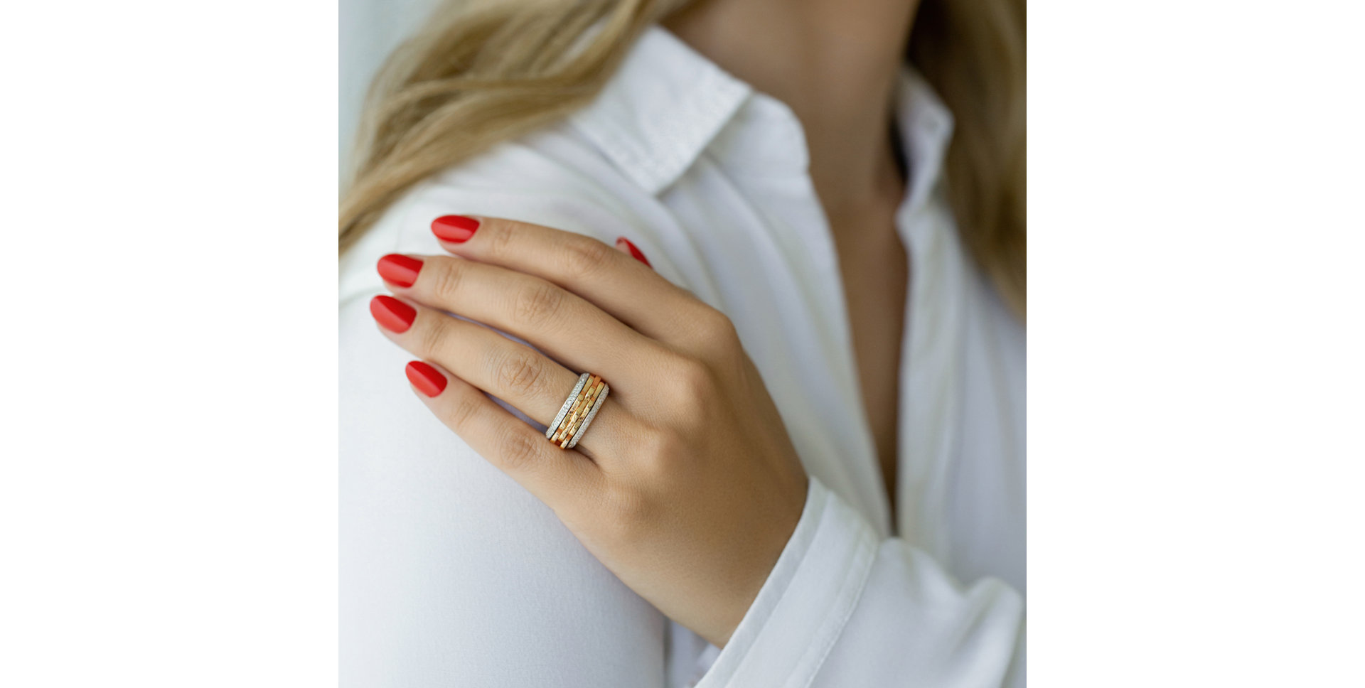 Prsteň s diamantmi Aranya