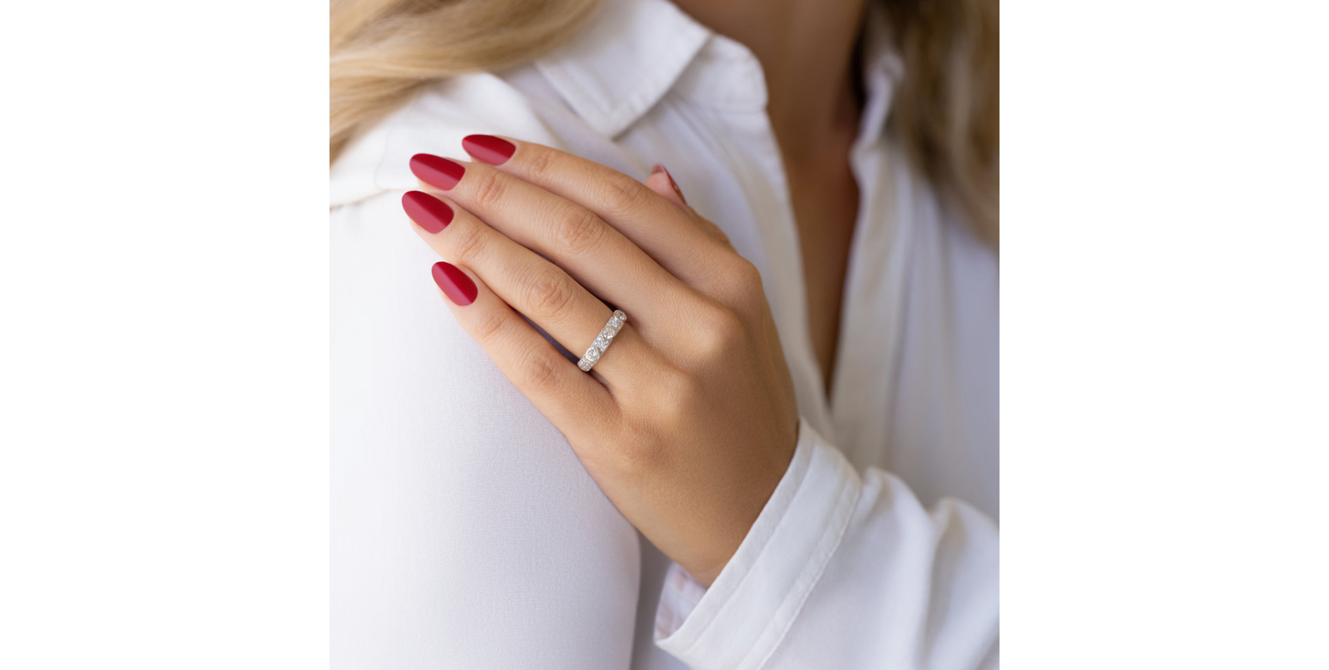 Prsteň s diamantmi Branwen