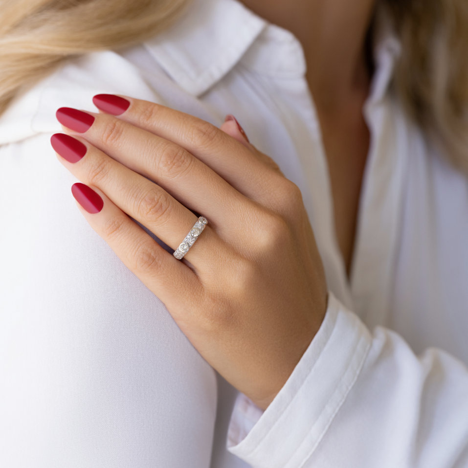 Prsteň s diamantmi Branwen