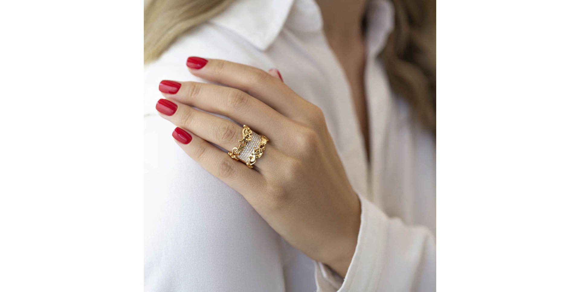 Prsteň s diamantmi Renaissance Symphony