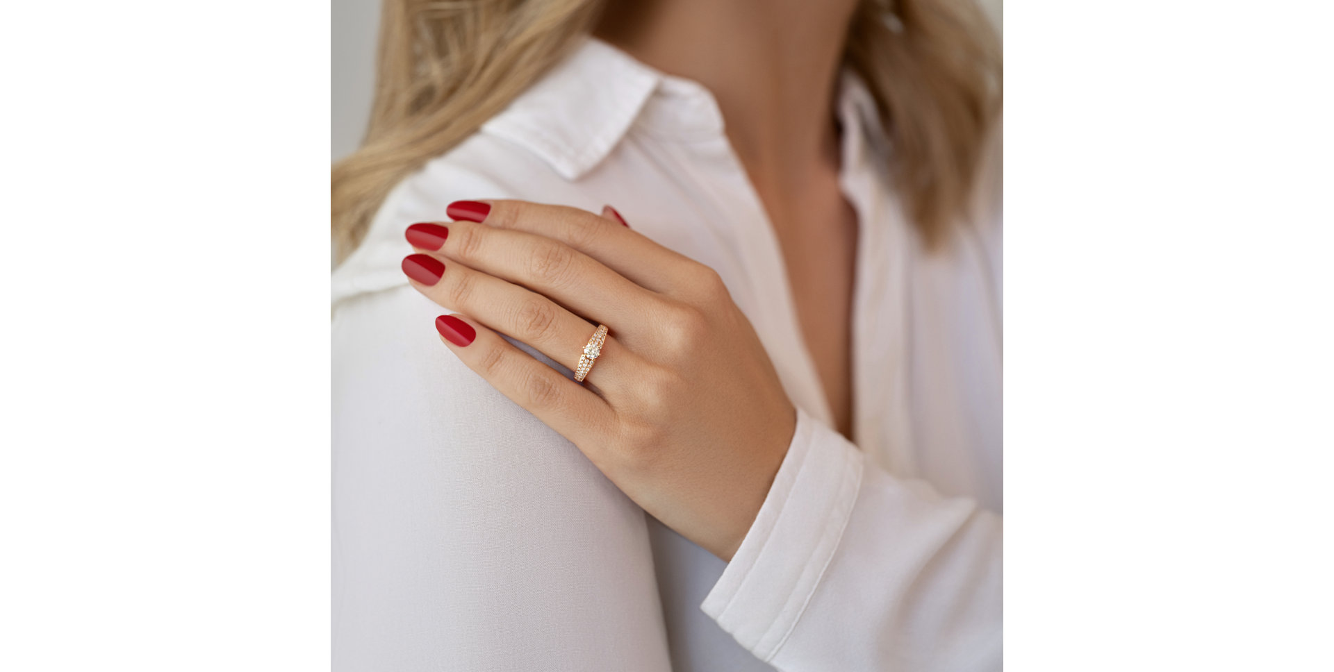 Prsteň s diamantmi Magical Queen