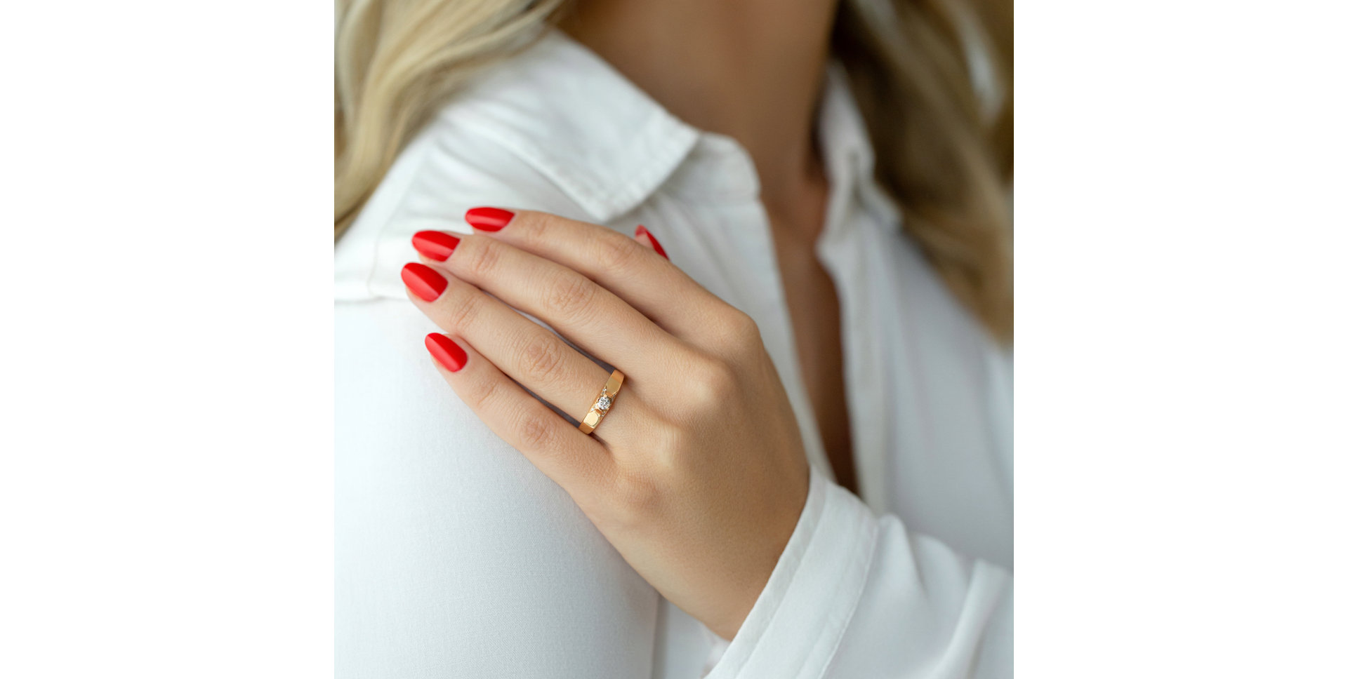 Prsteň s diamantmi Tereson