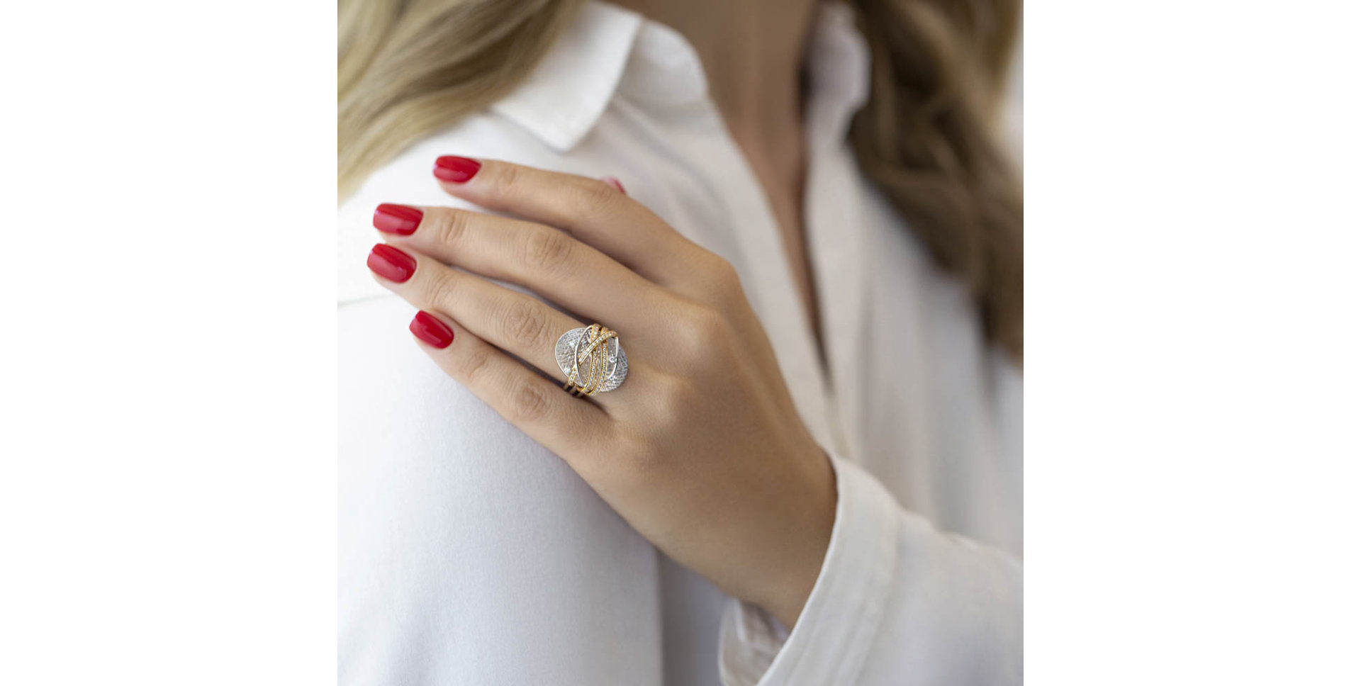 Prsteň s diamantmi Morpheus Silhouette