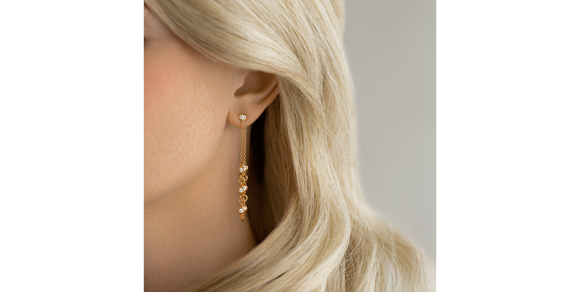 Náušnice s diamantmi Samira