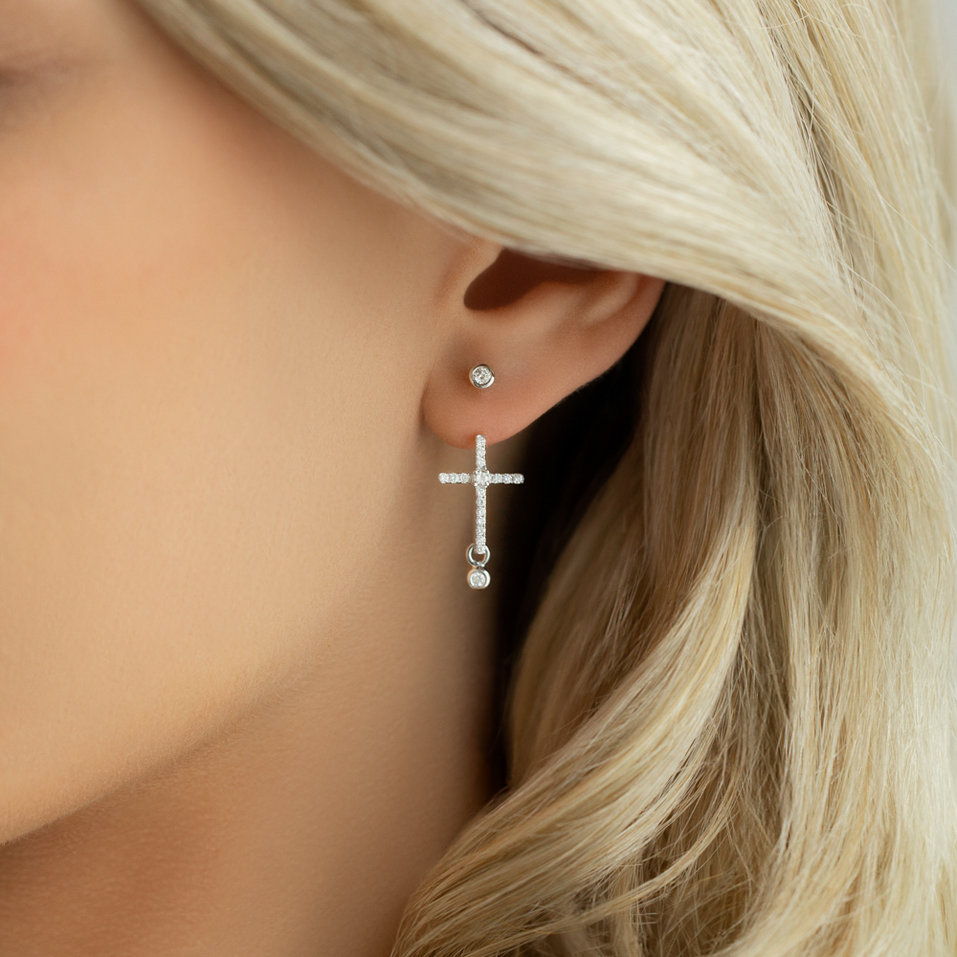 Náušnice s diamantmi Charmian