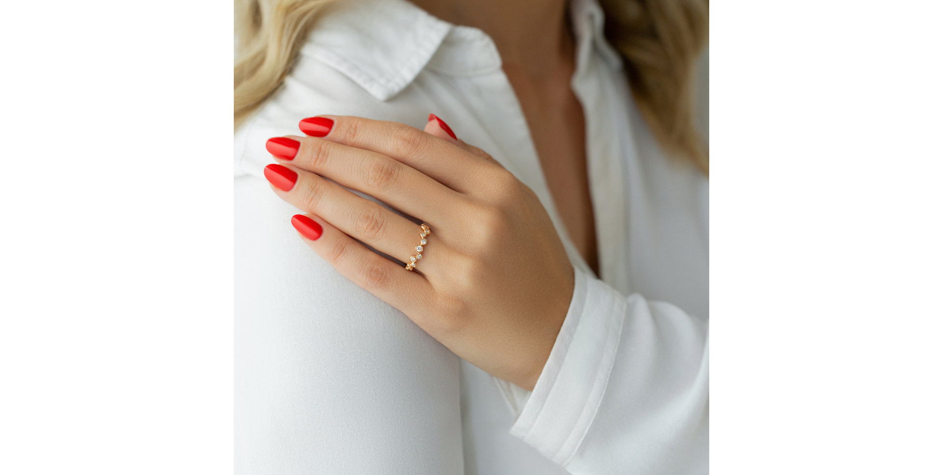 Prsteň s diamantmi Orion Star