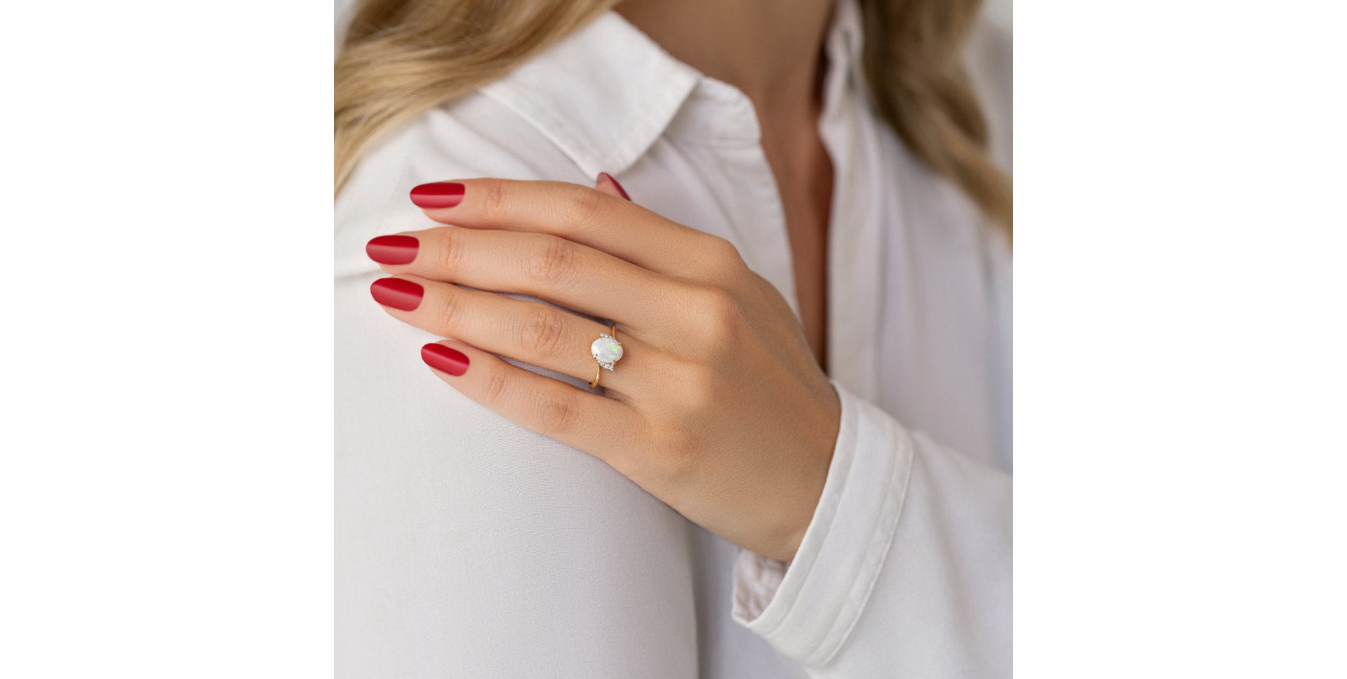 Prsteň s opálom a diamantmi Vengerberg Sorceress