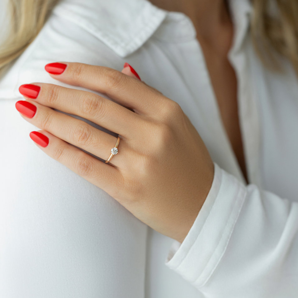 Prsteň s diamantom Divine Diamond