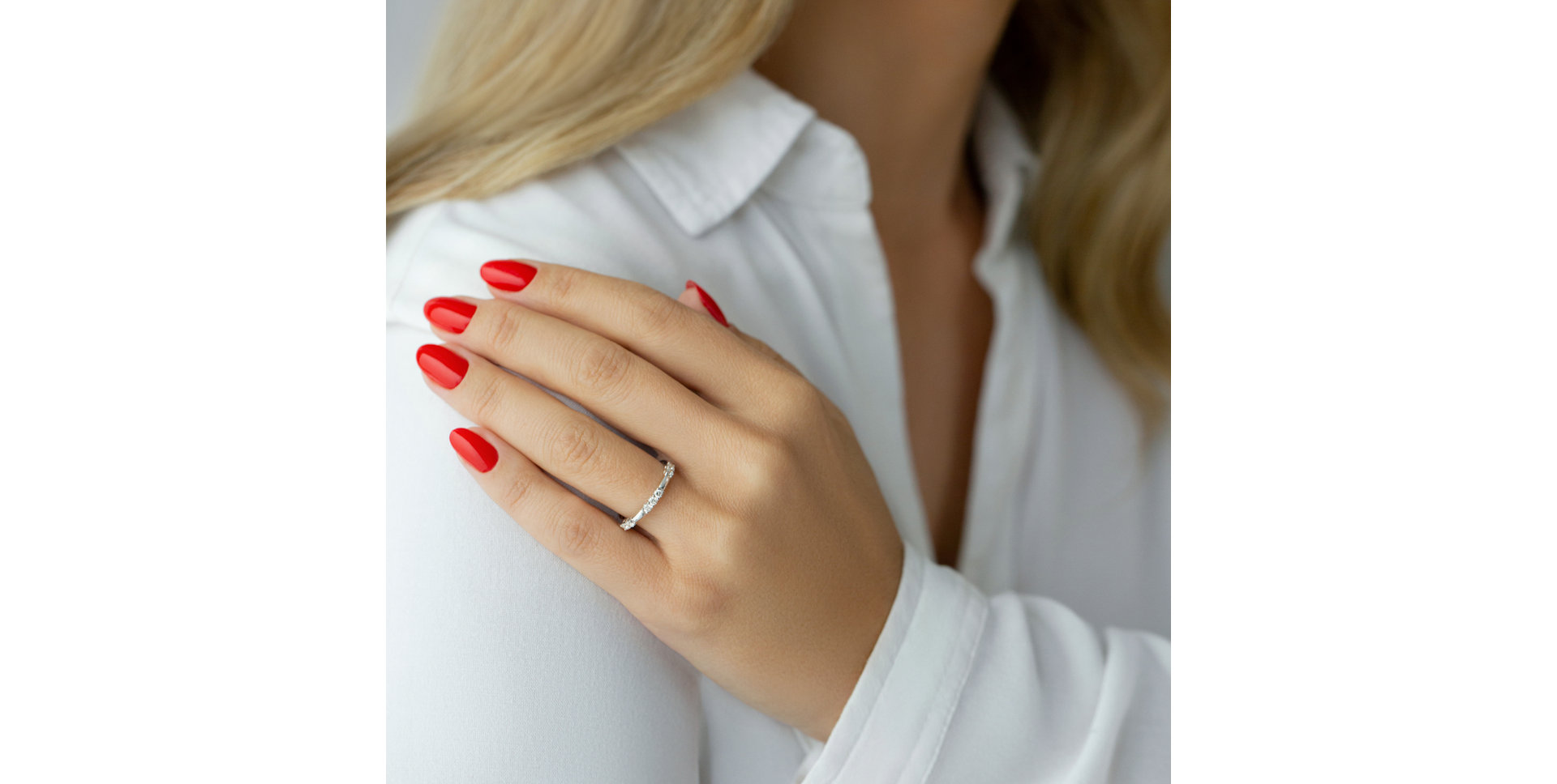 Prsteň s diamantmi Triple Three