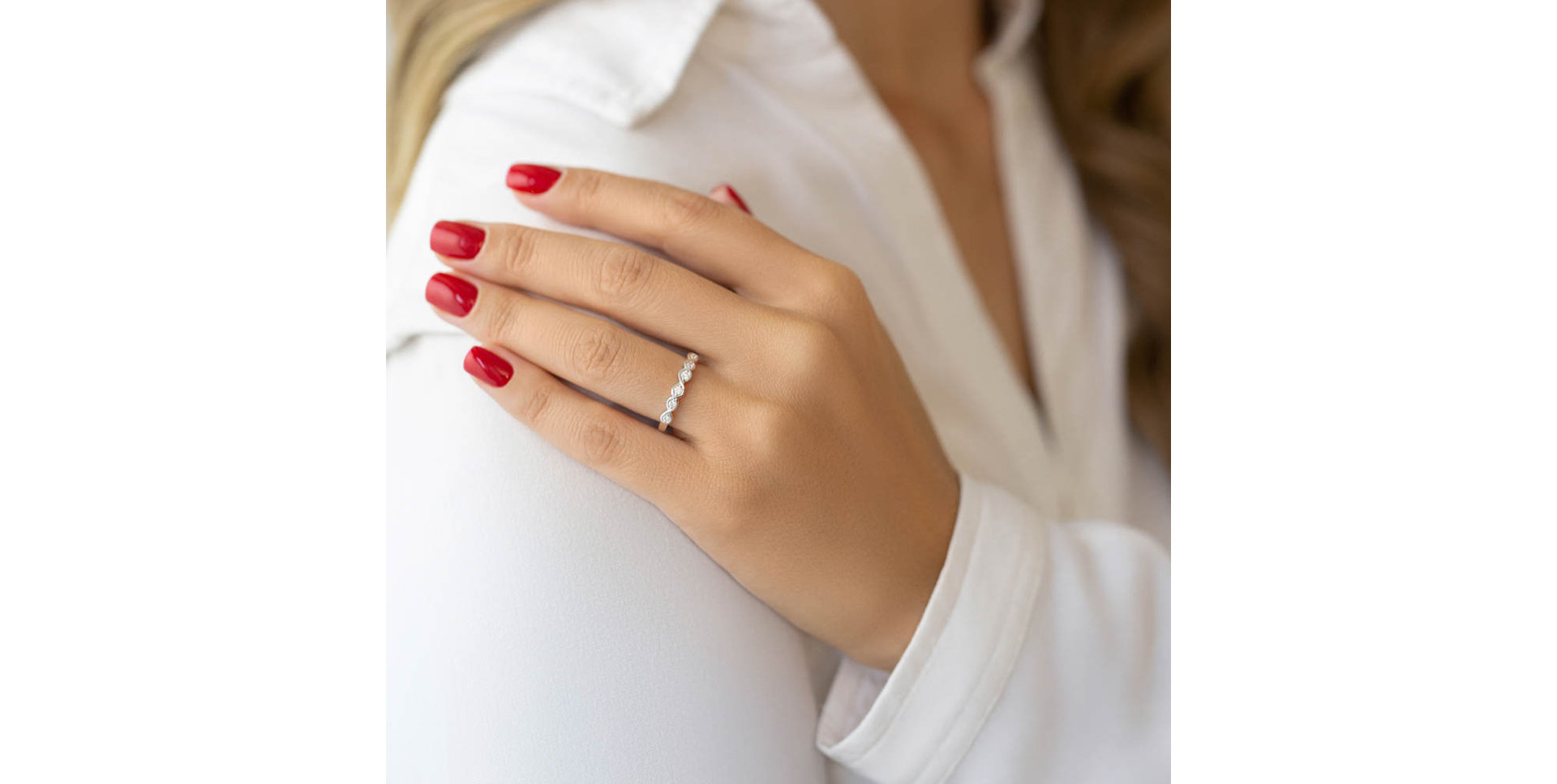 Prsteň s diamantmi Brienna