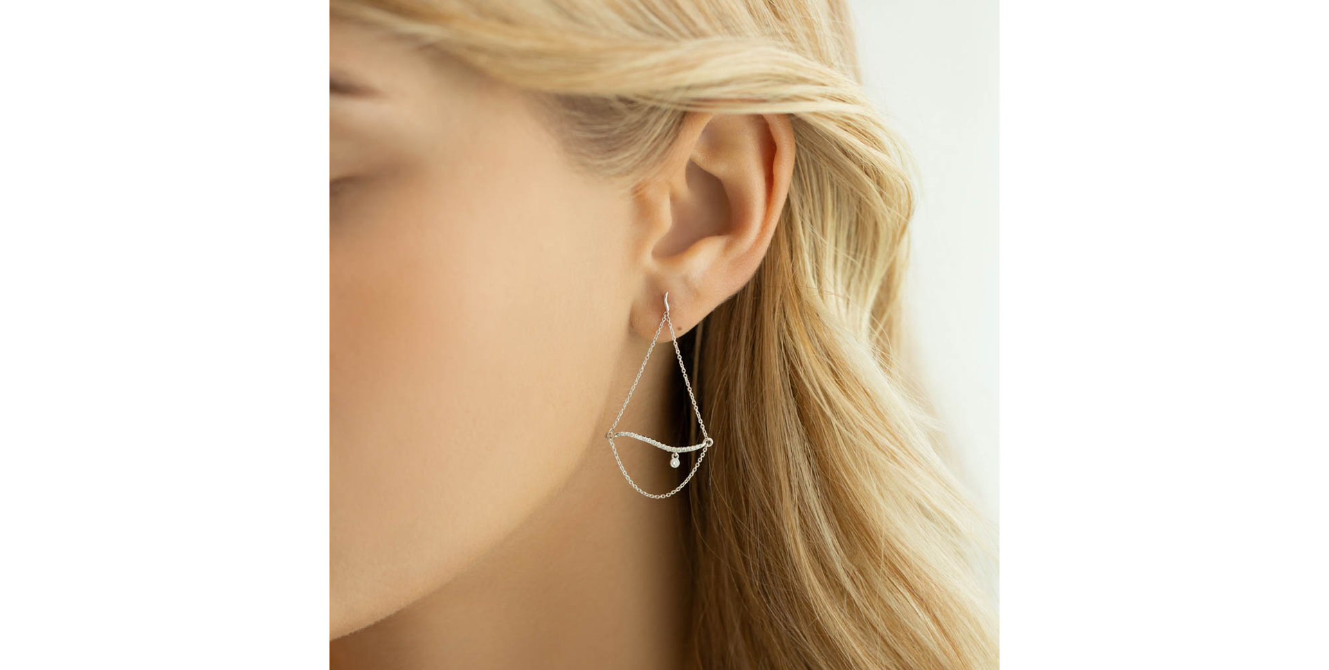 Náušnice s diamantmi Dazzling Allure