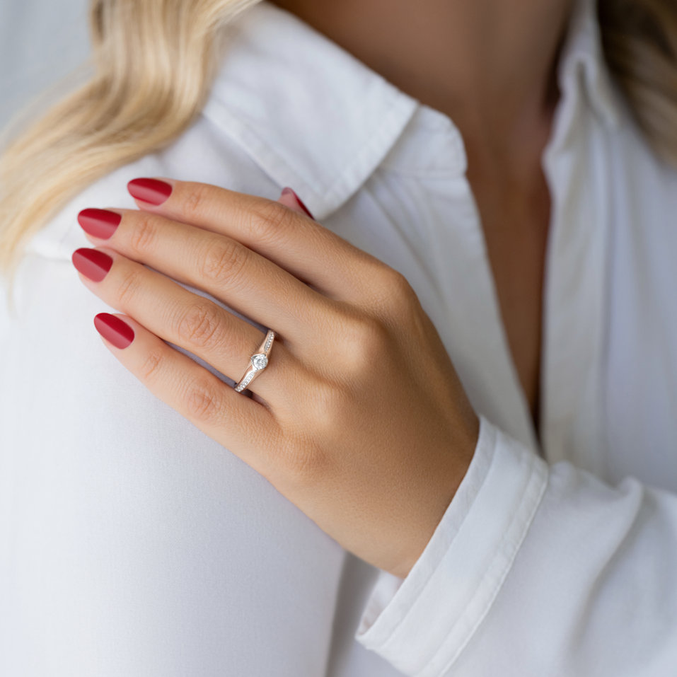 Prsteň s diamantmi Natalène