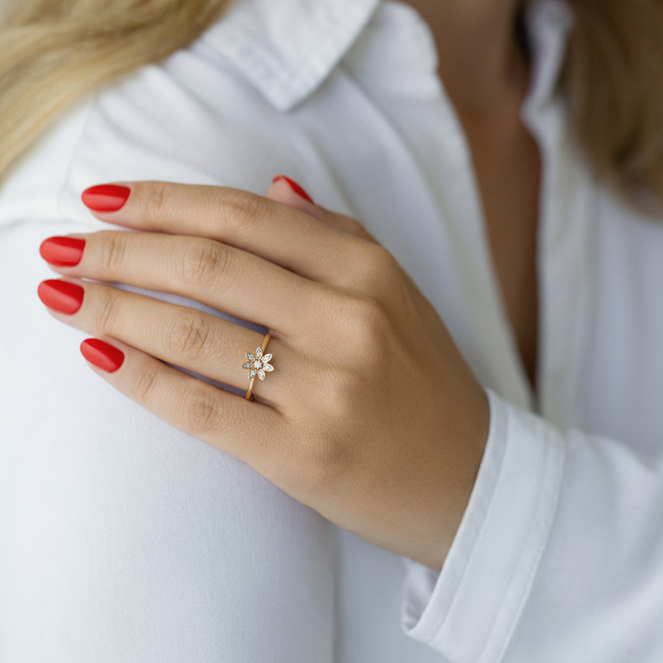 Prsteň s diamantmi Mathis