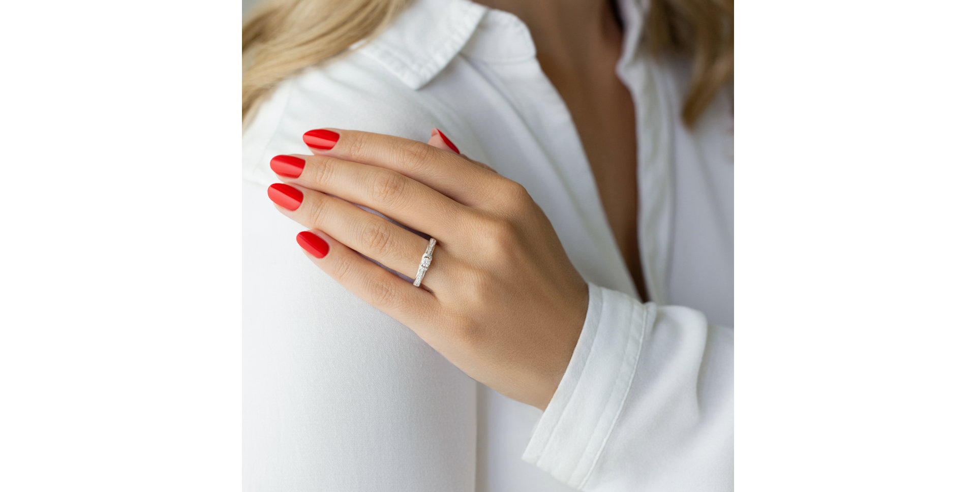 Prsteň s diamantmi Cure of Luxus