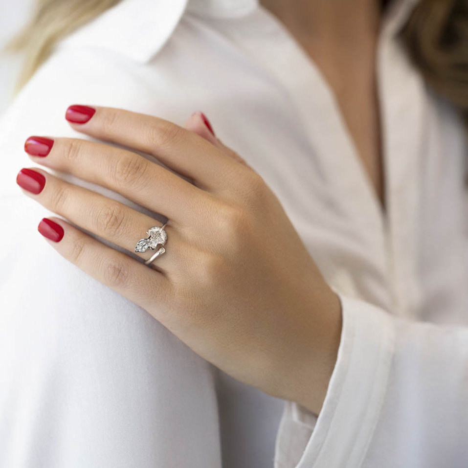 Prsteň s diamantmi Autumn Miracle