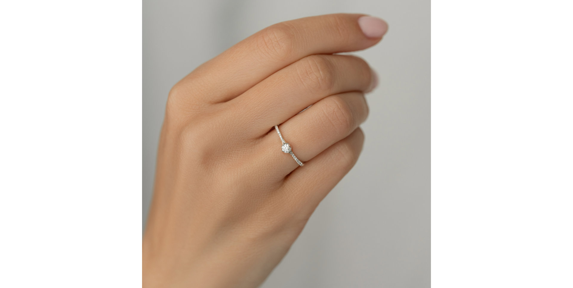 Prsteň s diamantmi Glittery Love