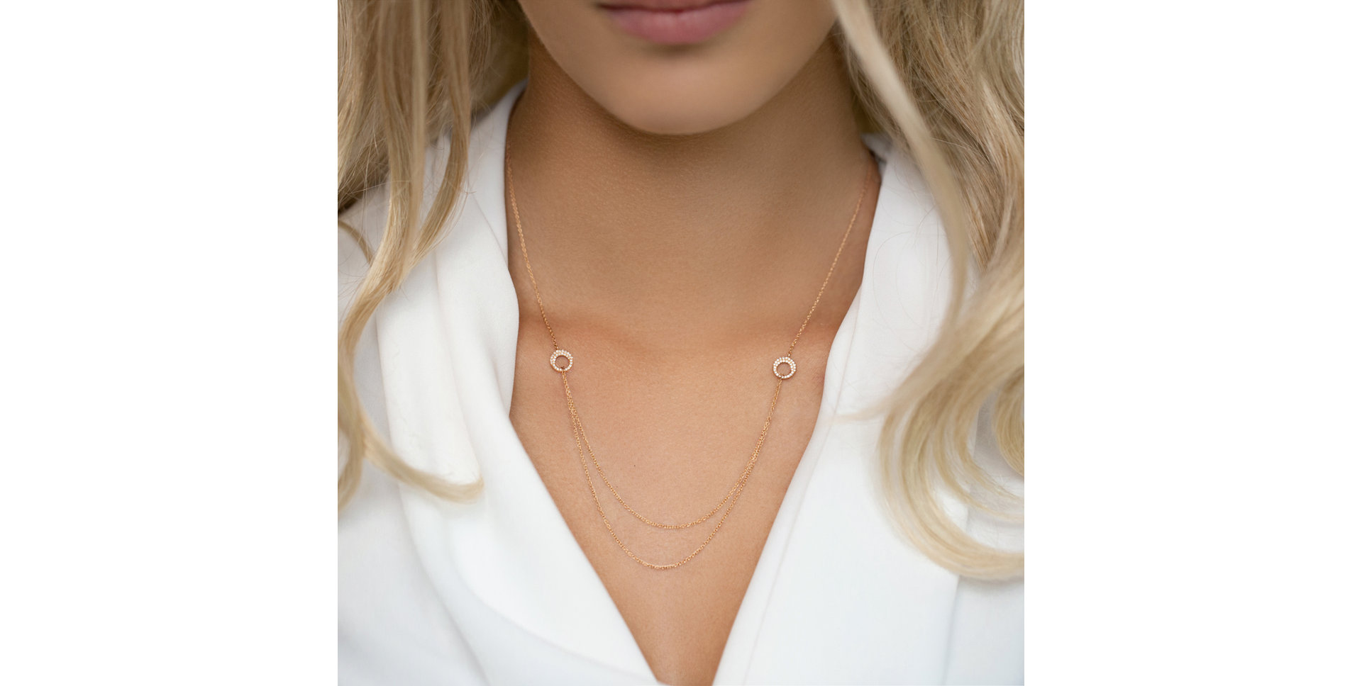 Náhrdelník s diamantmi Myra