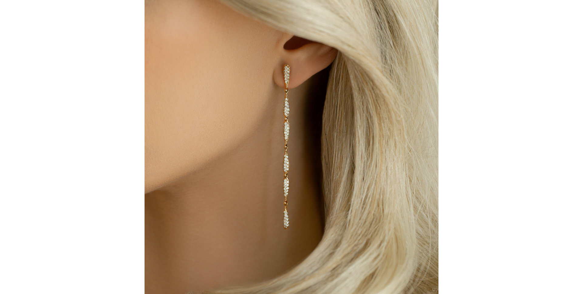 Náušnice s diamantmi Tansy