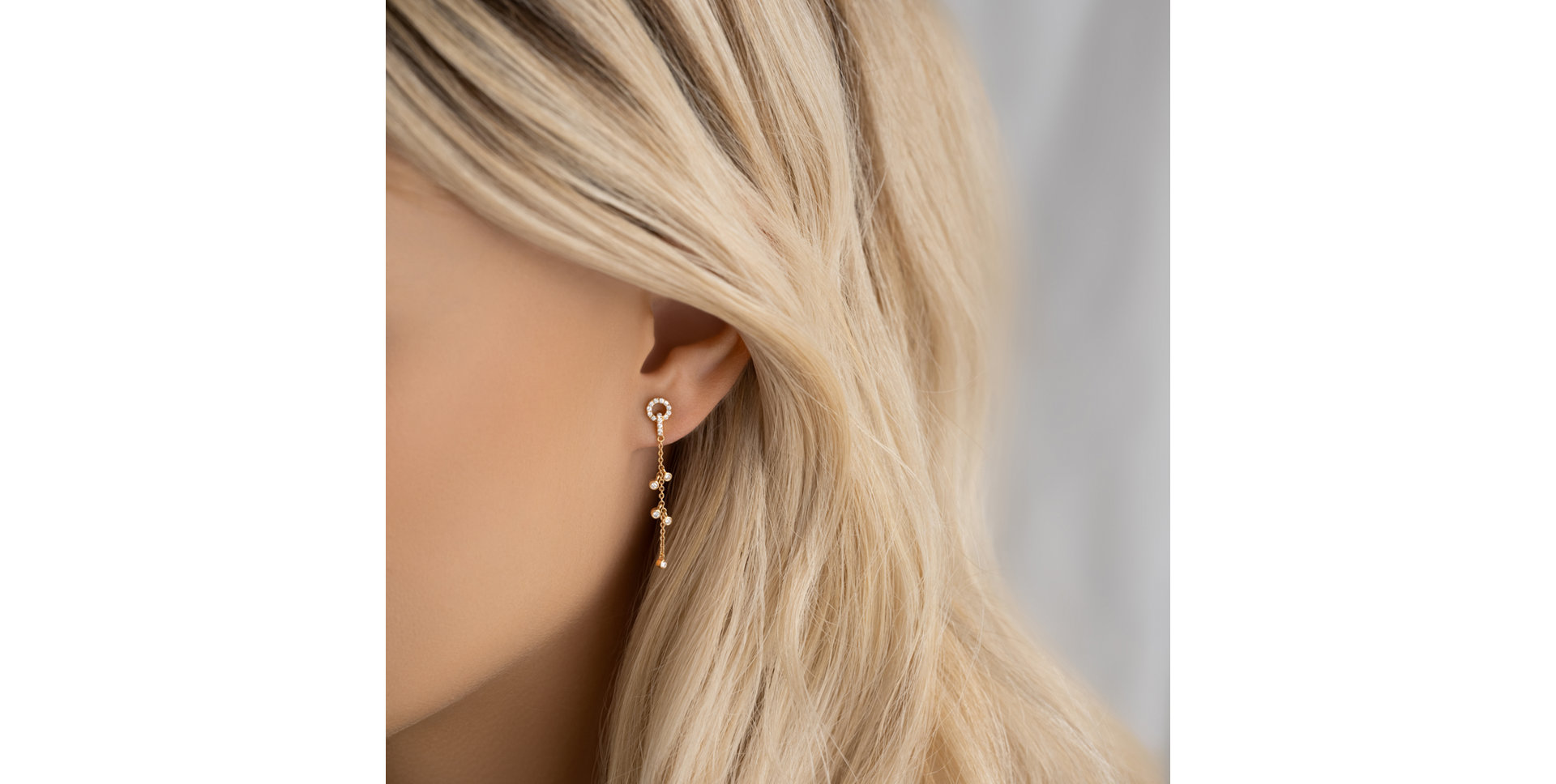 Náušnice s diamantmi Meinrad