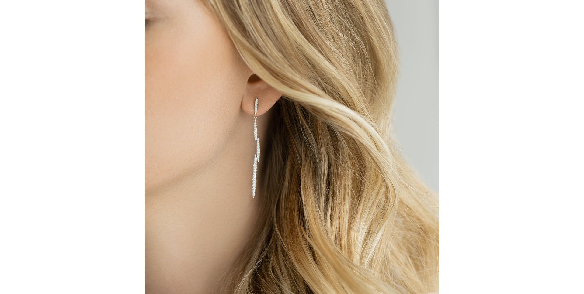 Náušnice s diamantmi Dardas