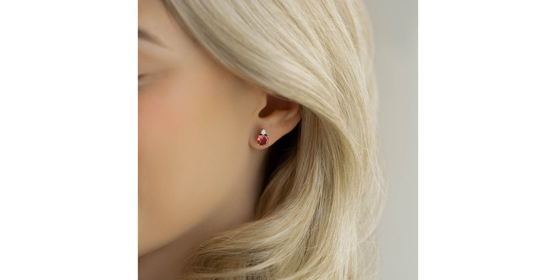 Náušnice s turmalínom a diamantom Dream Sin