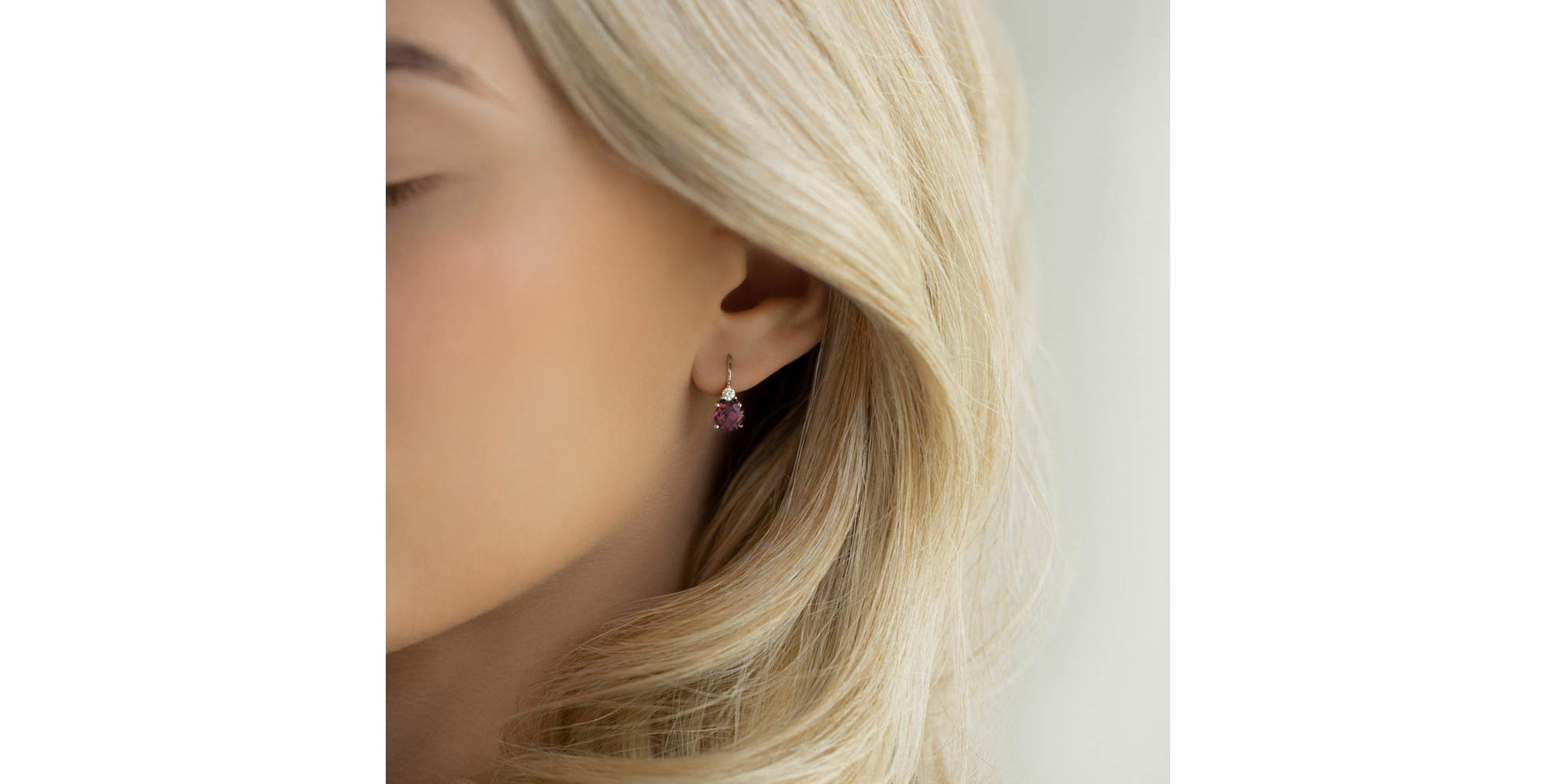 Náušnice s turmalínom a diamantom Dream Sin