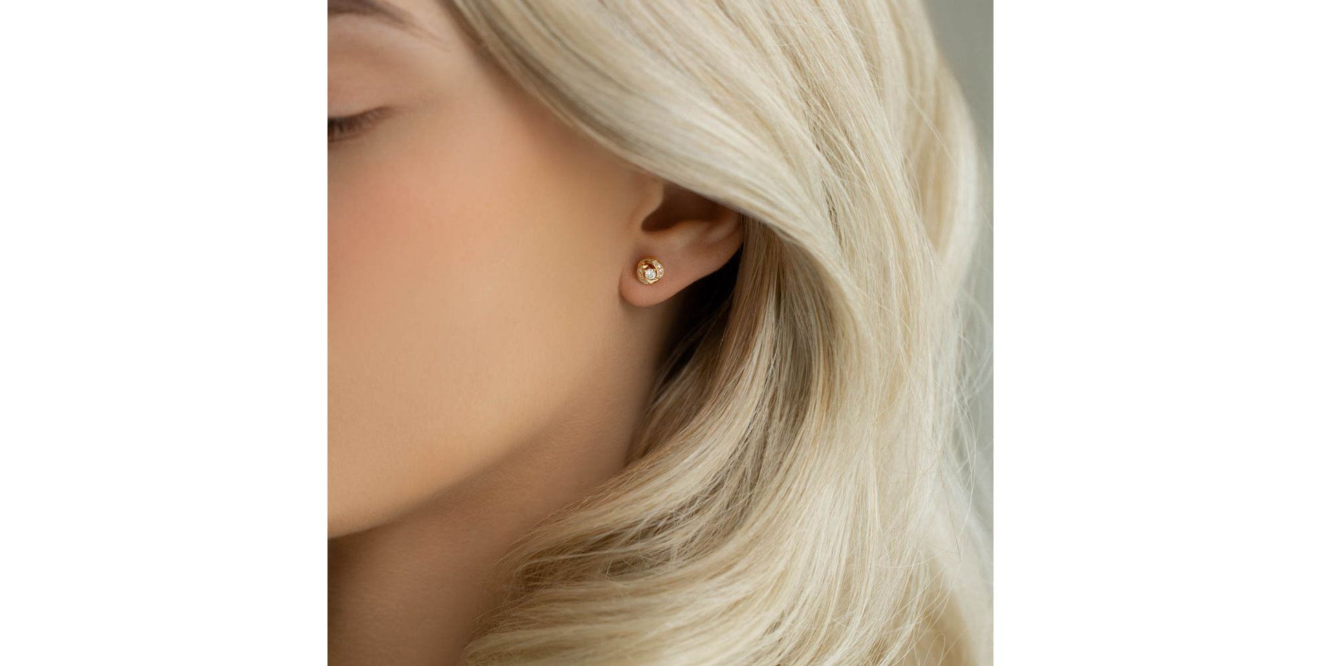 Náušnice s diamantmi Perfection