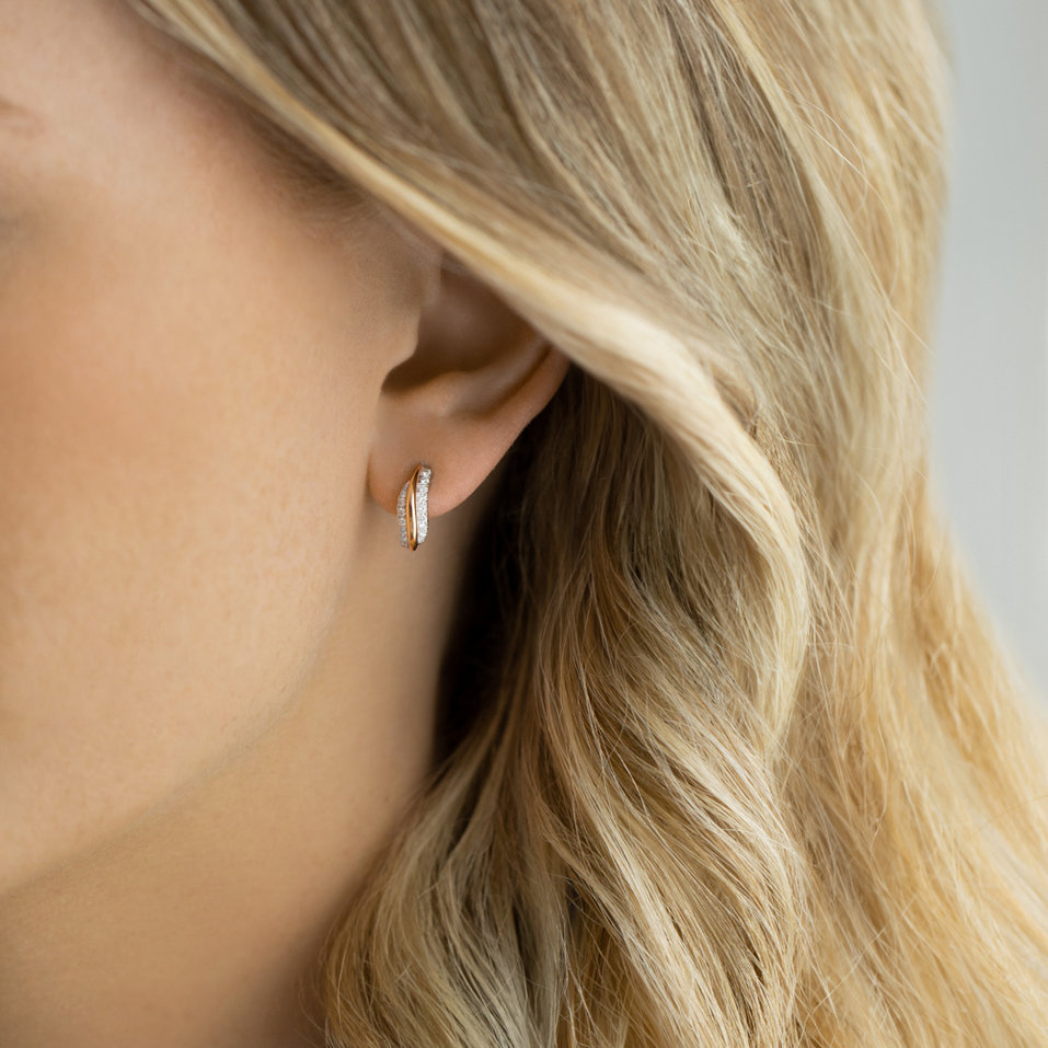 Náušnice s diamantmi Moritz