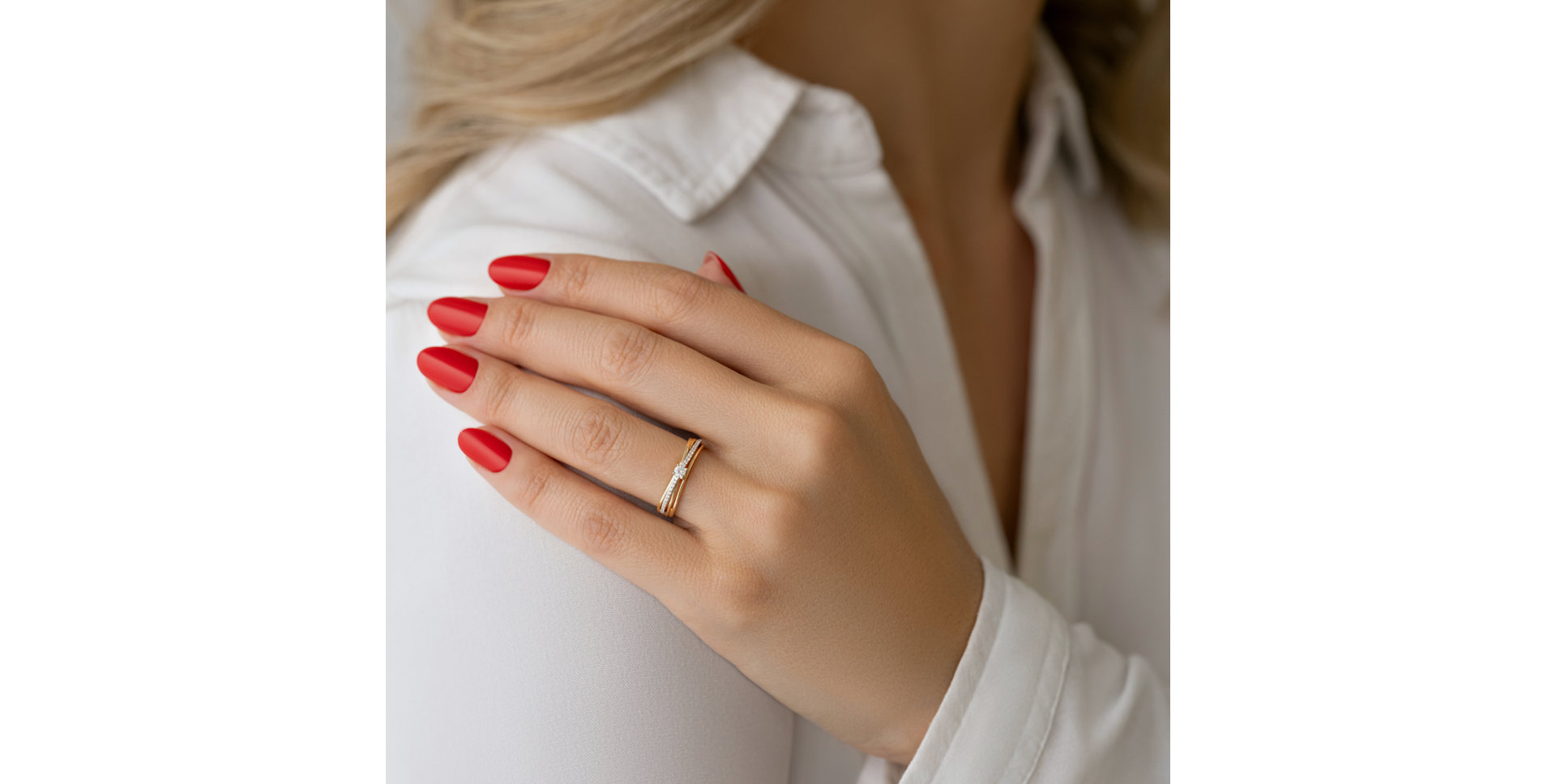 Prsteň s diamantmi Opium Night