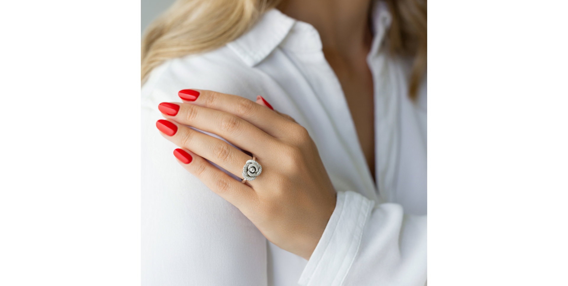 Prsteň s diamantmi Rosemary