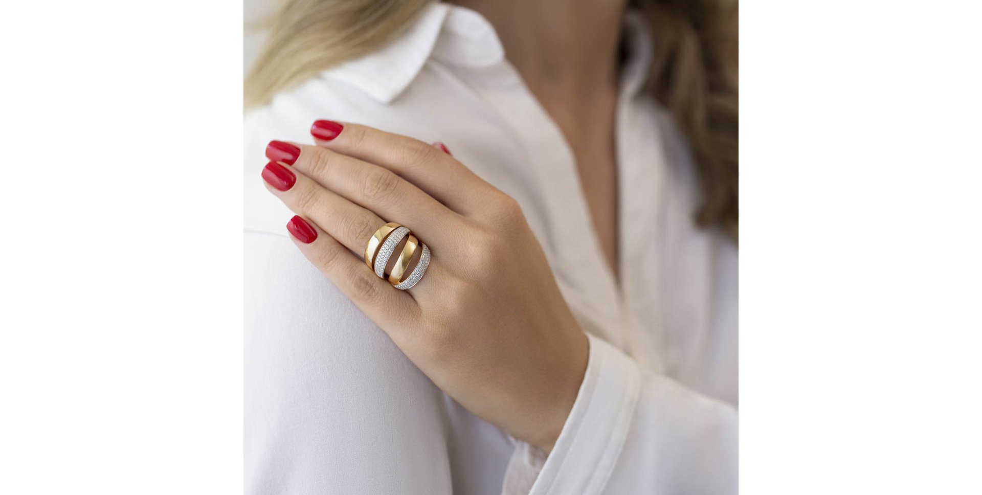 Prsteň s diamantmi Erwan