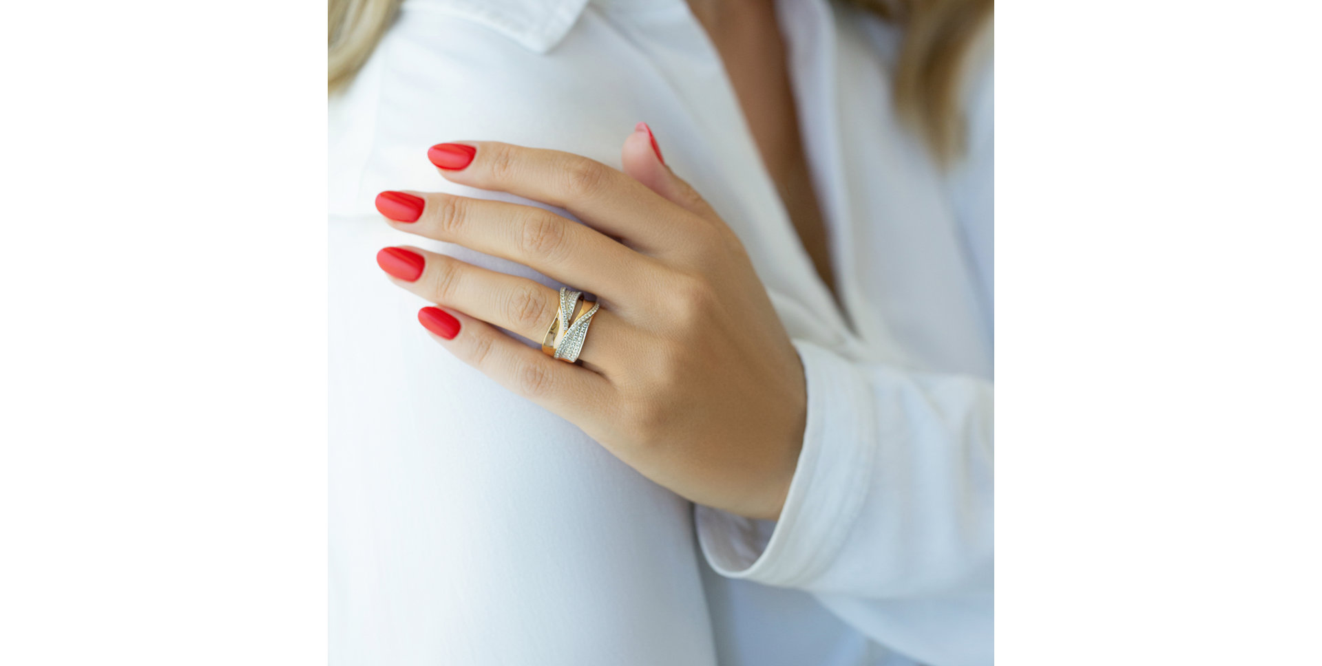 Prsteň s diamantmi Wisperwind