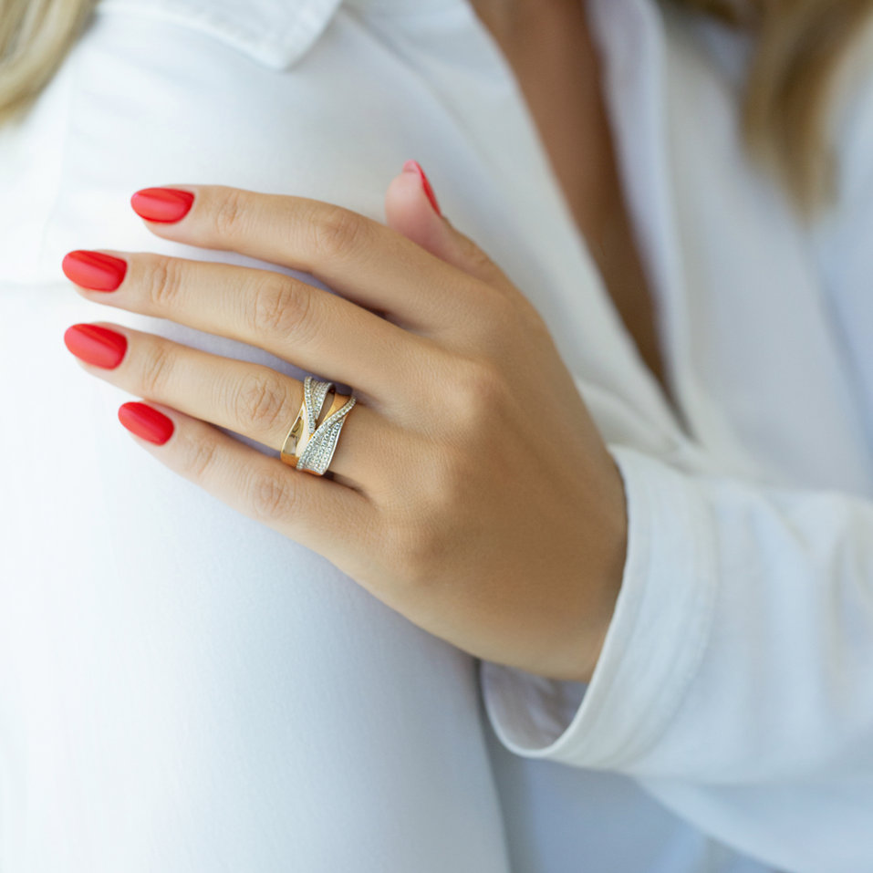 Prsteň s diamantmi Wisperwind